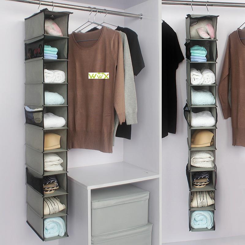 Hängende Aufbewahrungstasche Kleiderschrank-Organisationsbox