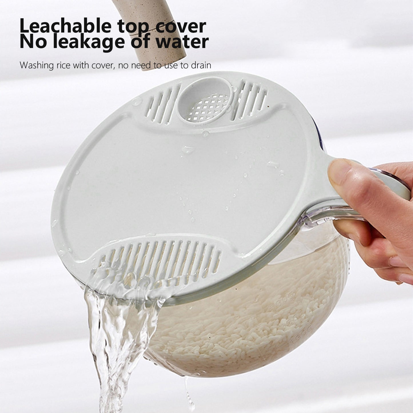 Multifunctional Drainage Basin For Domestic Kitchen Rice Fruit Washing