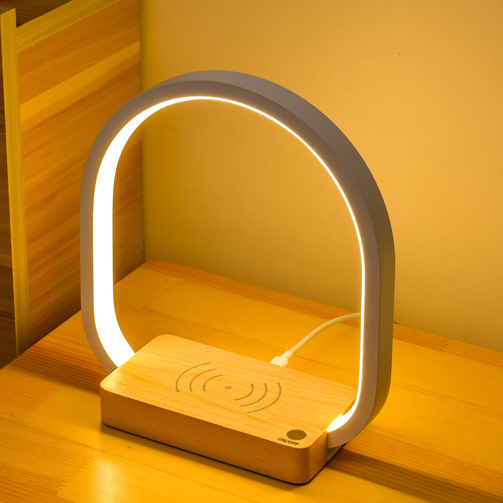 Multifunctional table lamp with Wireless Charger