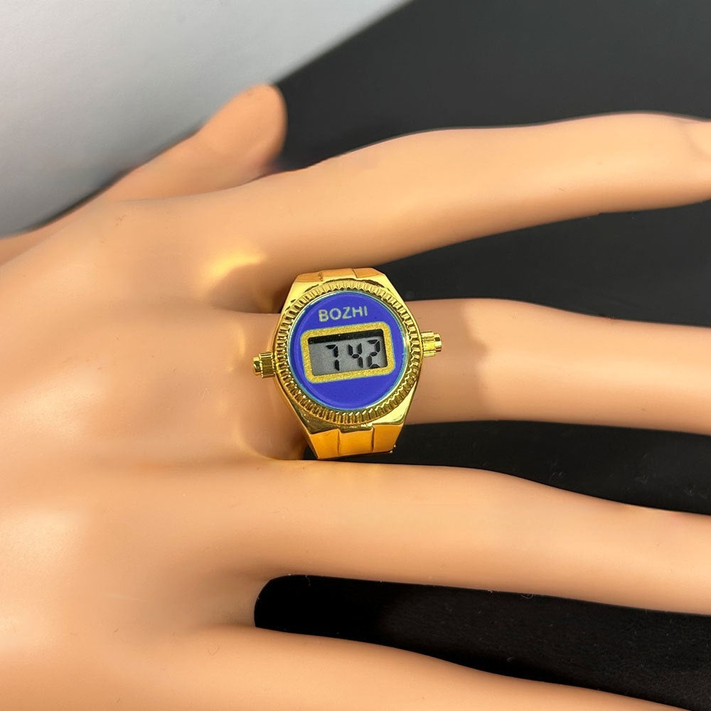 Women's Fashion Digital Display Mini Ring Watch