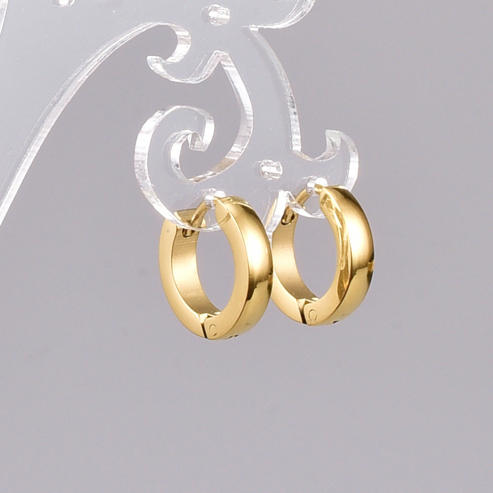 18K Gold Plated Titanium Earrings