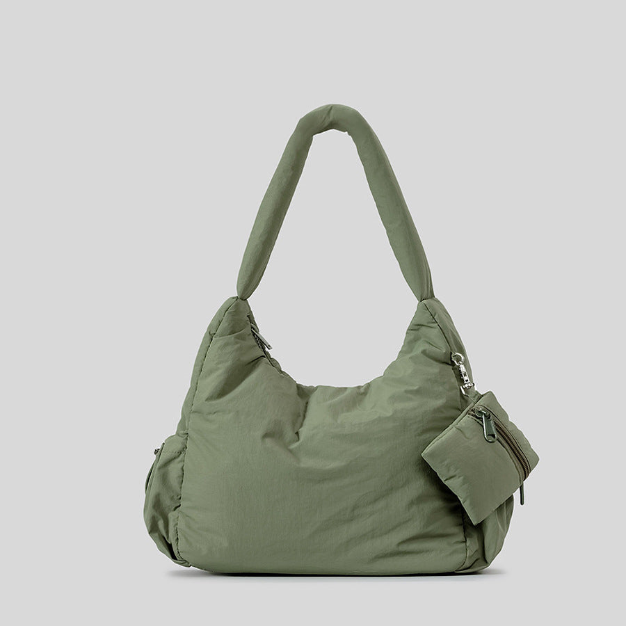 Quilted Commuter Hand-carrying Bag Large Capacity