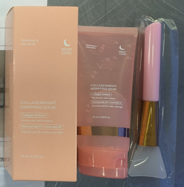 Gesichtsmaske Collagen Wrapping Mask Straffende Elastizität & Feuchtigkeitsversorgung Anti-Falten Für die Hautpflege