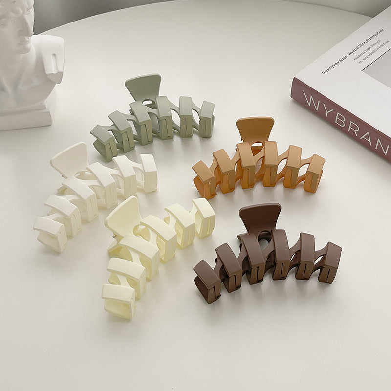 Women's Large Simplicity Grip Frosted Hair Claw