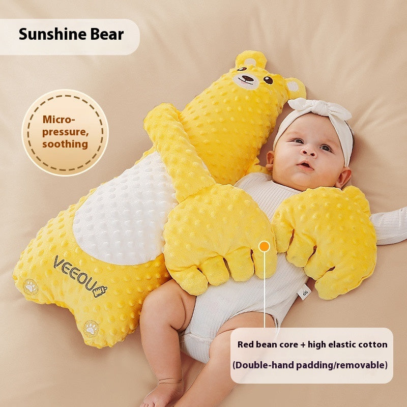 BABY HUG Sleep Soothing Palm Pillow Doll Coax Sleeping Artifact Baby Anti-startle Pressure