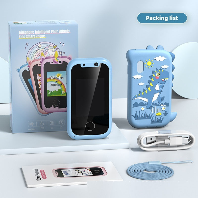 Kids Education Photo Video Game Mini Bear Handheld with Touch Screen & Camera