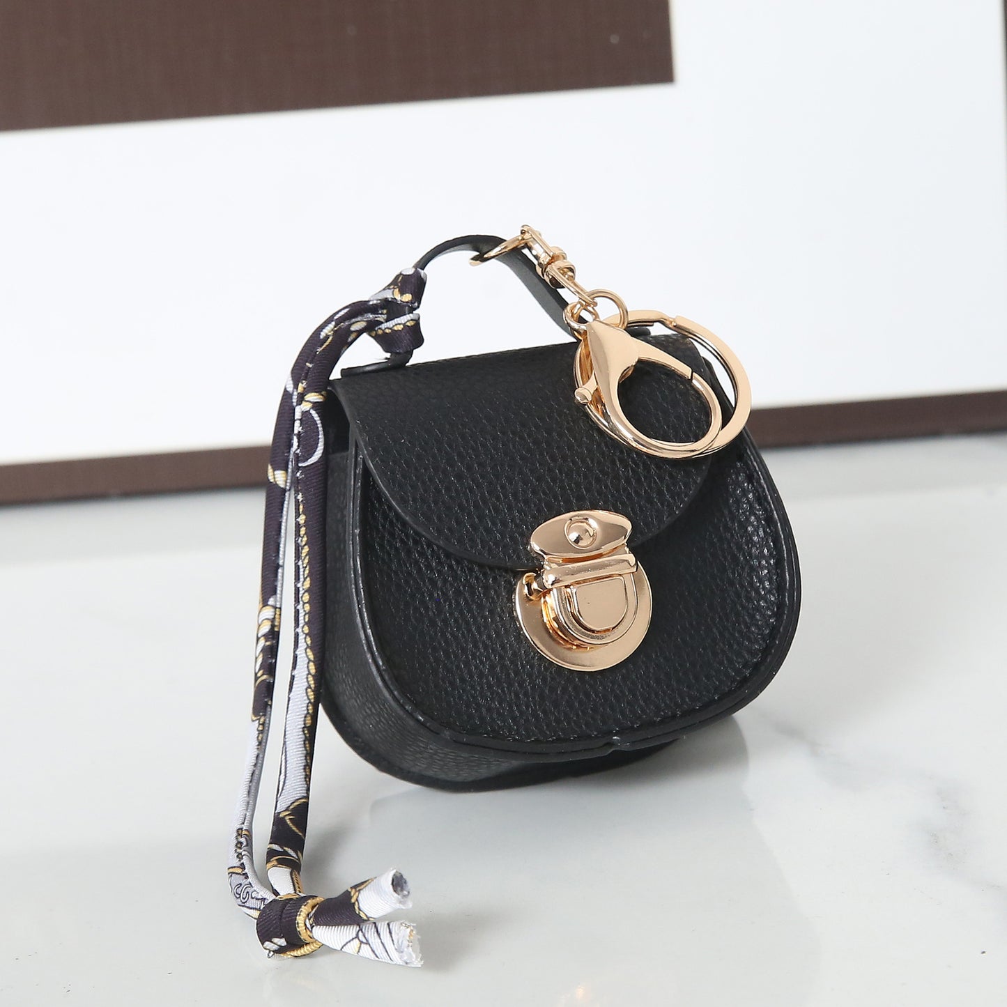 Small Coin Style Purse Pendant Multifunctional Keychain Bag