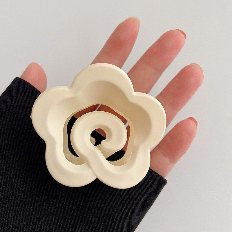 Rose Flower Style Hair Claw