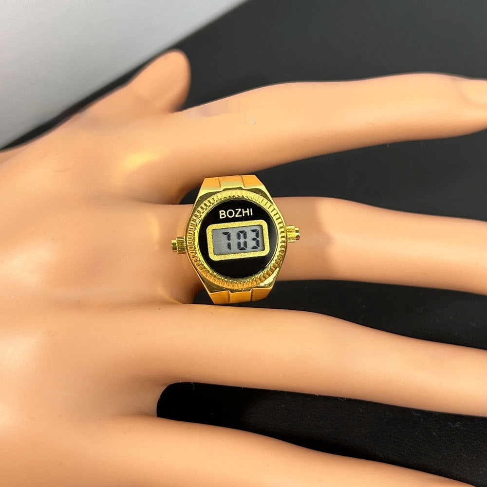 Women's Fashion Digital Display Mini Ring Watch