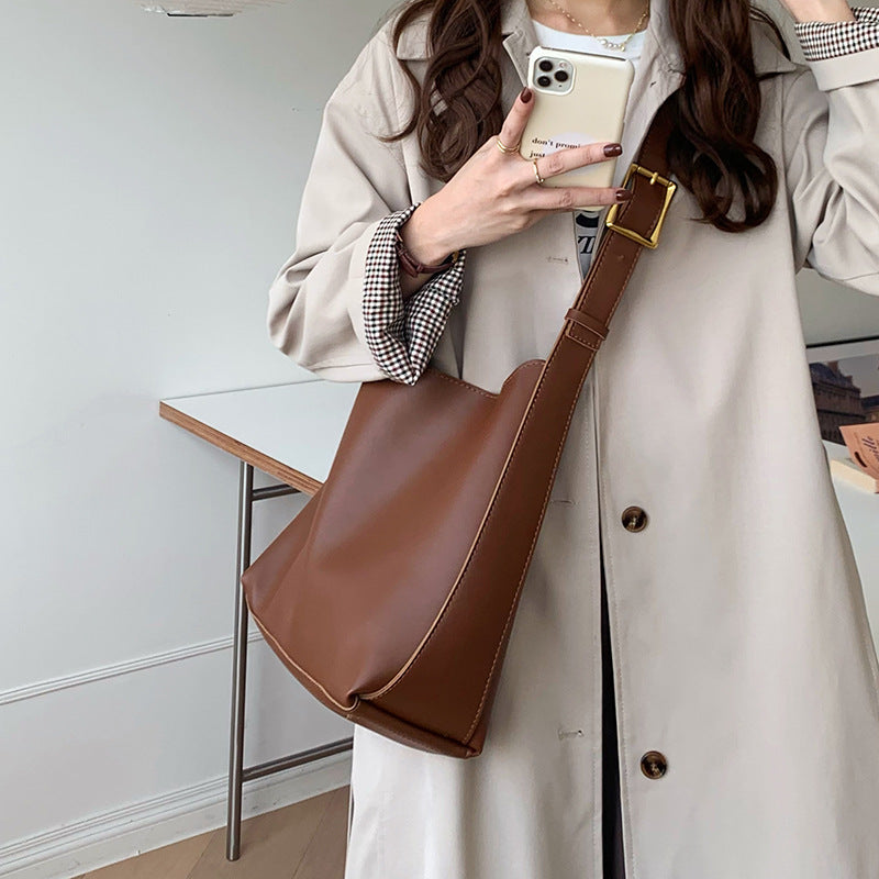Women's Shoulder Minimalist PU Leather Bag