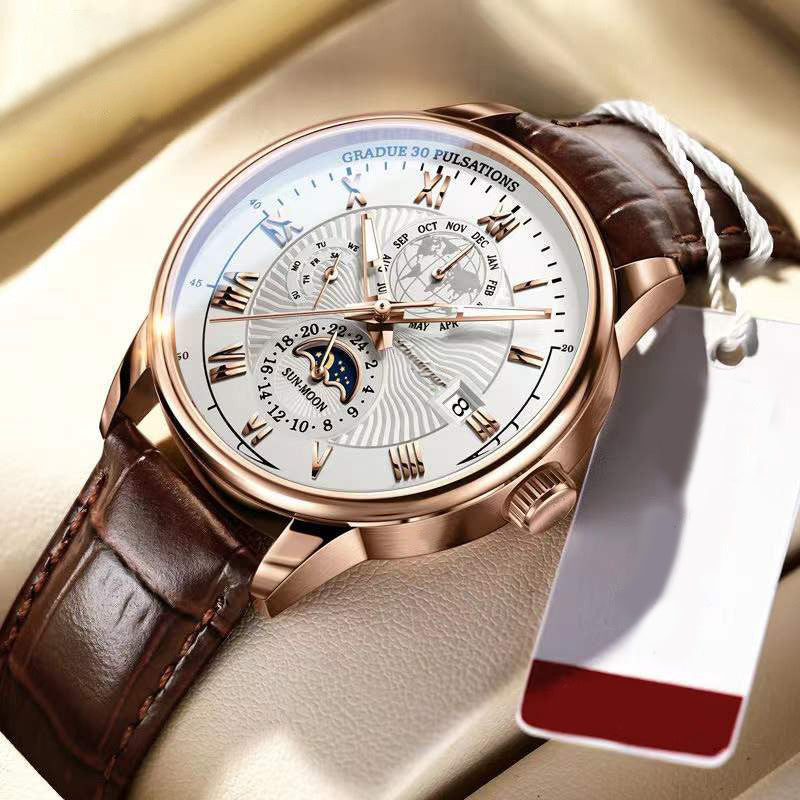 Mode Persönlichkeit Business Gürtel Uhr Männer