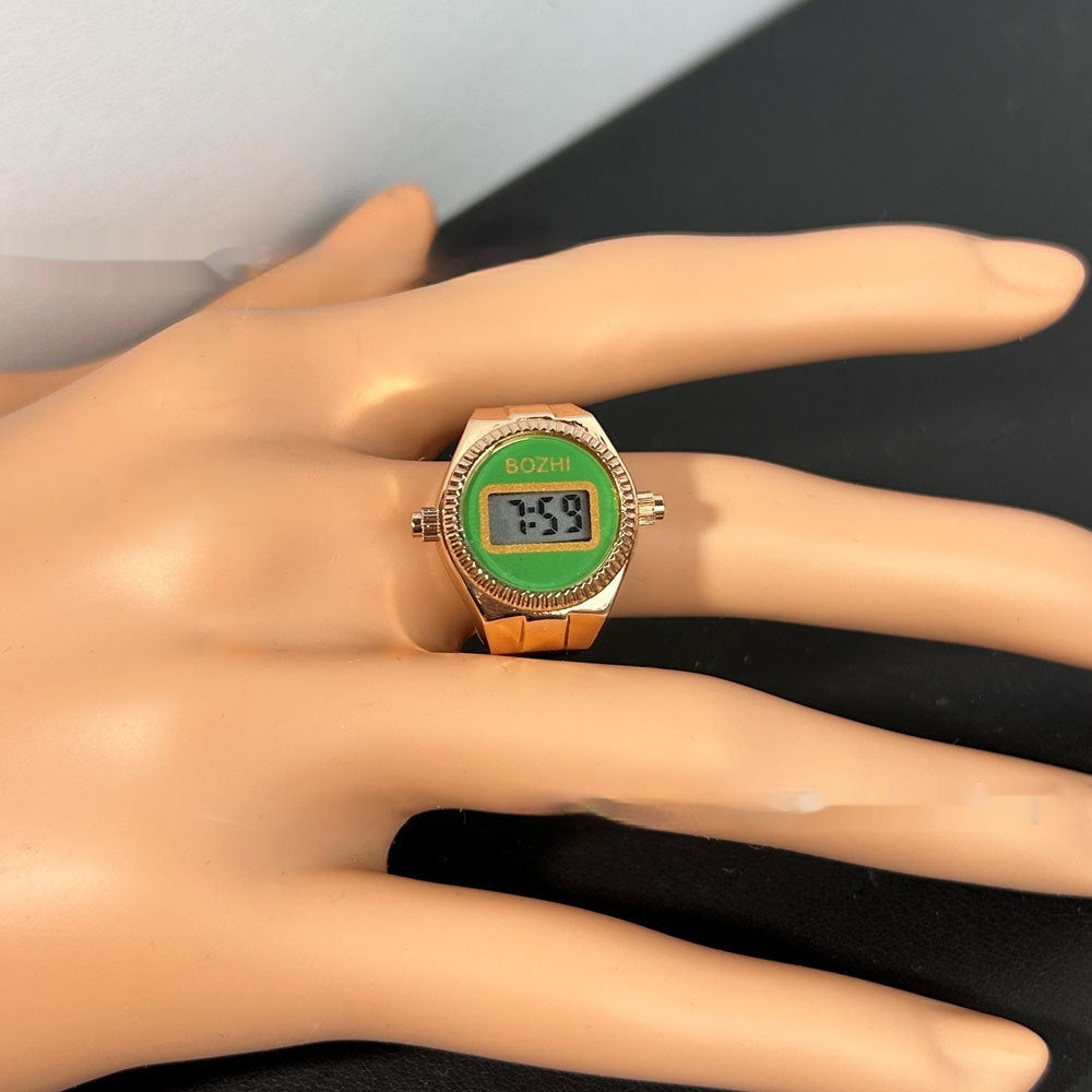Women's Fashion Digital Display Mini Ring Watch