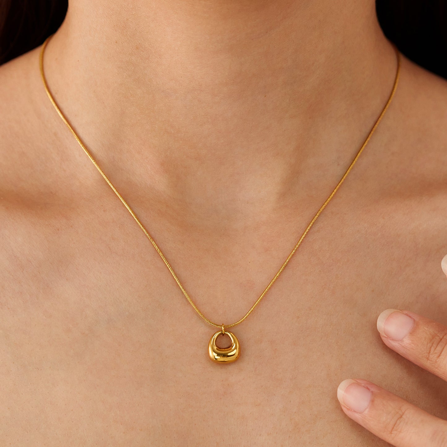 Geometrische Halskette frauen Schmuck Mode Pendler Alle-spiel