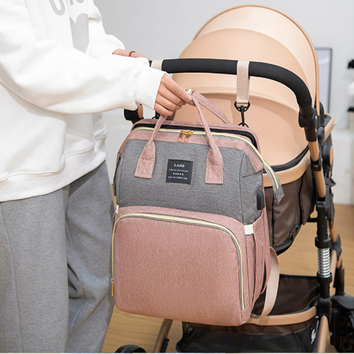 New Mummy Baby Crib Backpack Large Capacity Out Milk Insulated Bag
