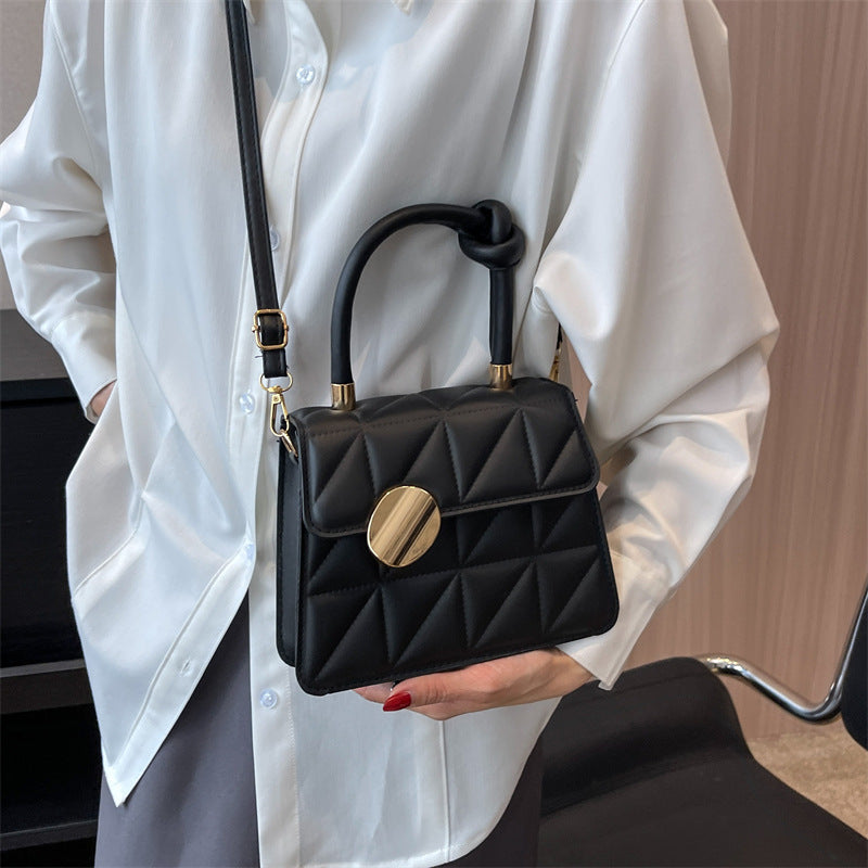 French Minority Design Rhombus Small Handbag