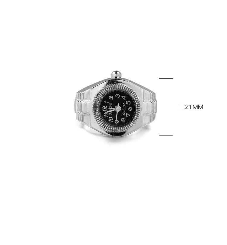Time Ring Watch New Korean Style Alloy Creative