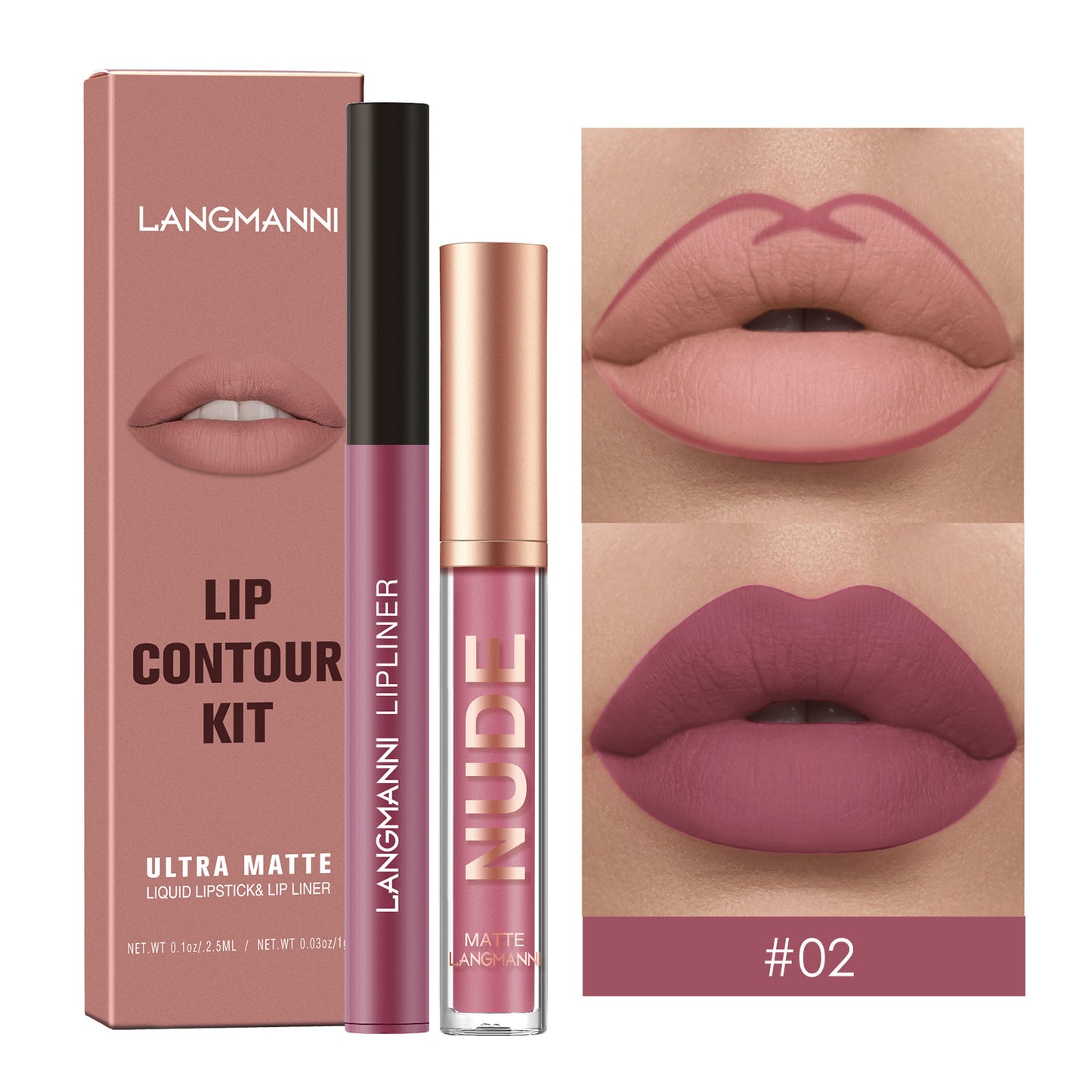 Makeup No Stain On Cup Matte Lip Gloss Suit