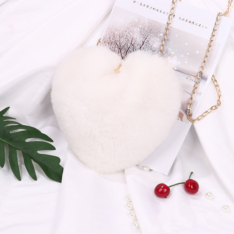 Love Plush Chain Shoulder Party Bag