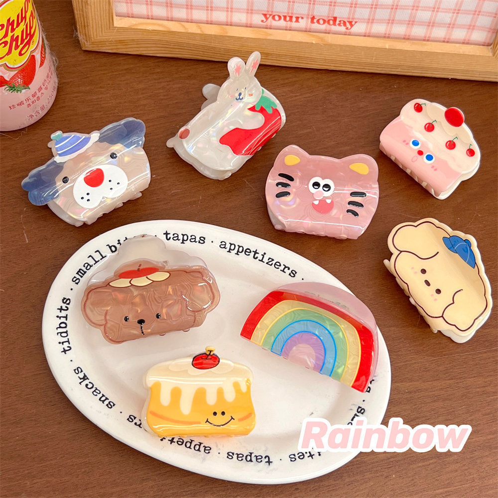 Funny Cartoon Cropped Hair Clips