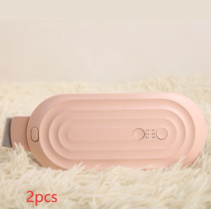 Menstrual Heating Pad Smart Warm Belt Relief Waist Pain Cramps Vibrating Abdominal Massager