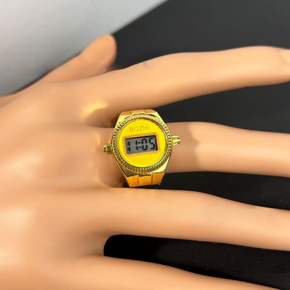 Women's Fashion Digital Display Mini Ring Watch