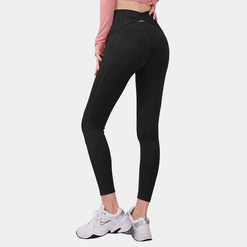 Fitness-Yogahosen, Bauchkontrolle, Leggings für Damen