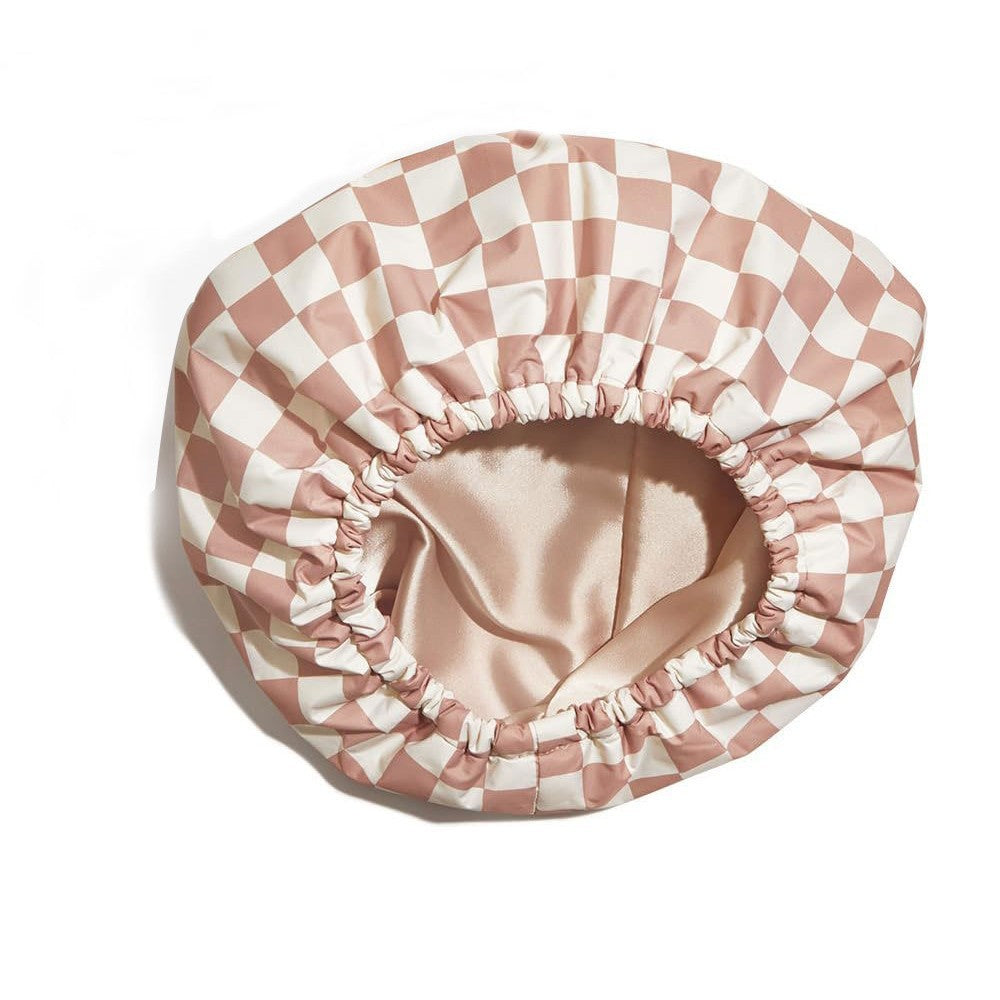 Women's Fashion Nursing Double-layer Shower Cap