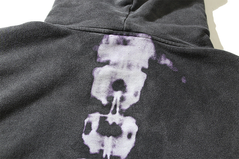 Ribbcage & Spinal Printed Hoodie