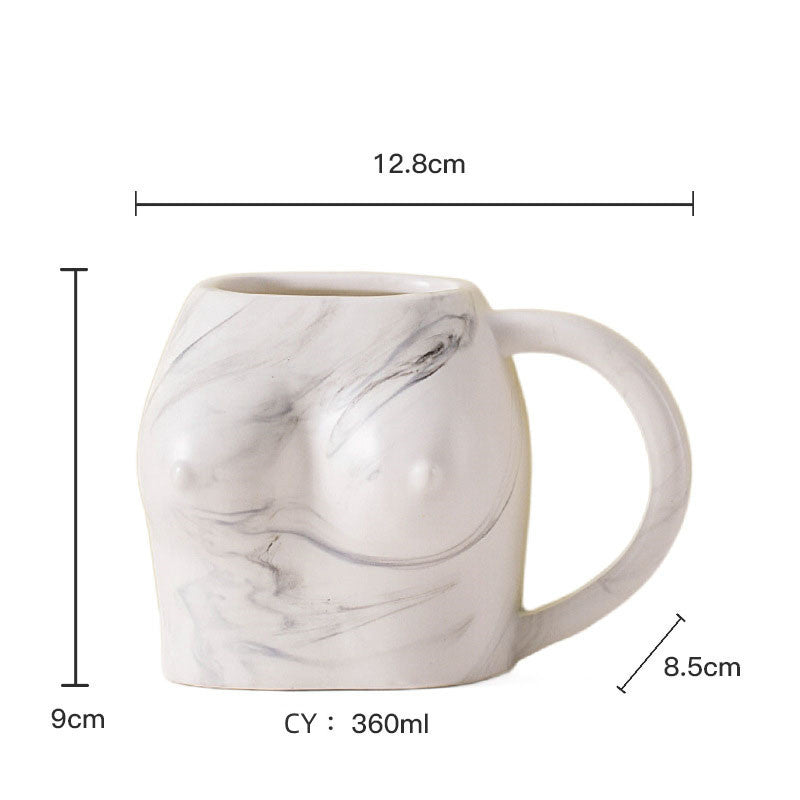 Hand around the Cup art Ceramic Mug