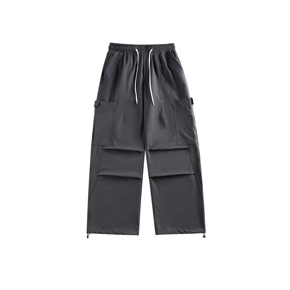 Casual Straight-leg Loose Cargo Pants