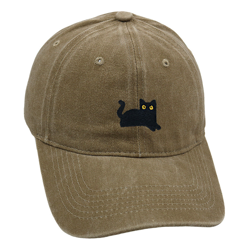 Retro Distressed Men And Women Peaked Cap