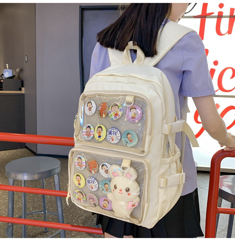 Large Capacity Transparent Shoulder Bag
