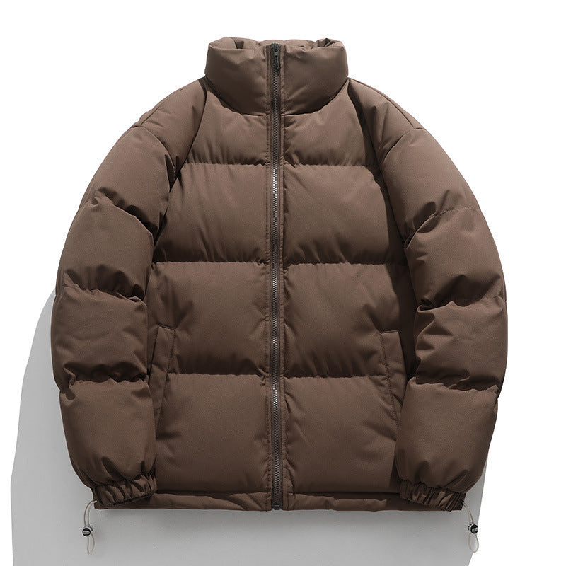 Men's Stand Collar Loose And Warm Down Coat