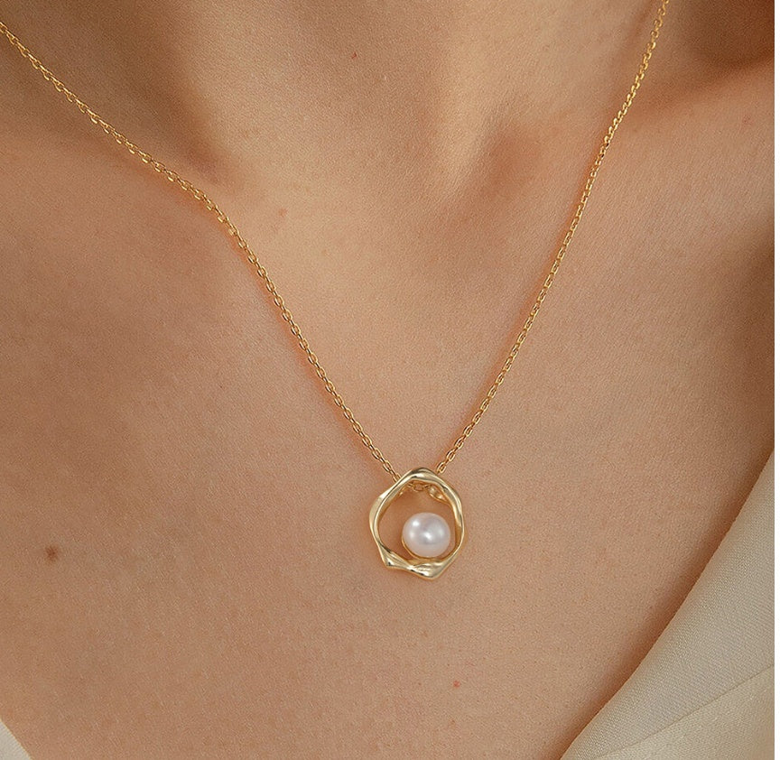 S925スターリングシルバーネックレスニッチデザイン