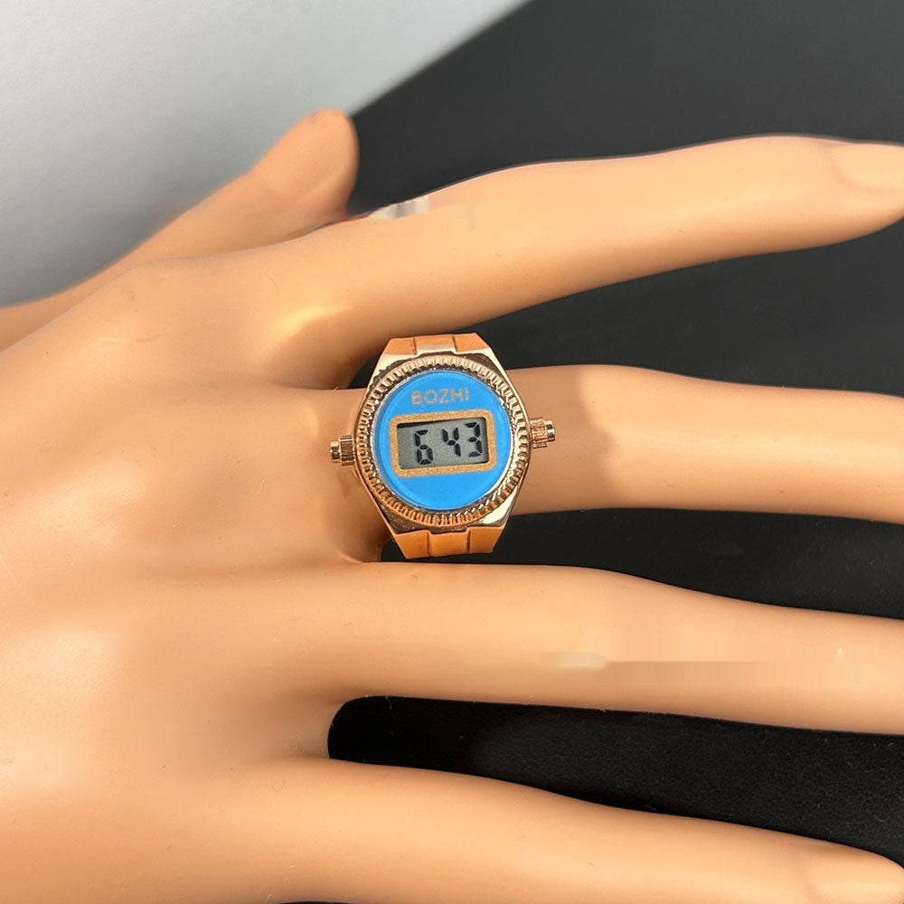 Women's Fashion Digital Display Mini Ring Watch