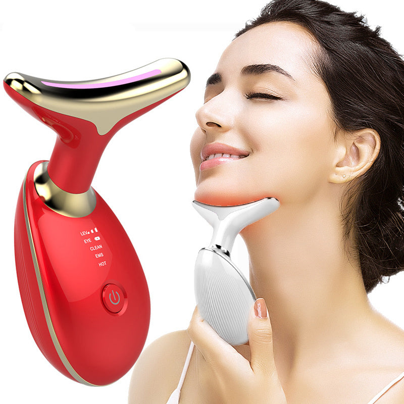 EMS Thermal Neck Lifting und Straffung Massagegerät Elektrischer Mikrostrom Faltenentferner