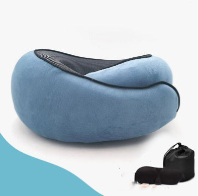 U-Shaped Travel Memory Cotton Nap Neck Pillow