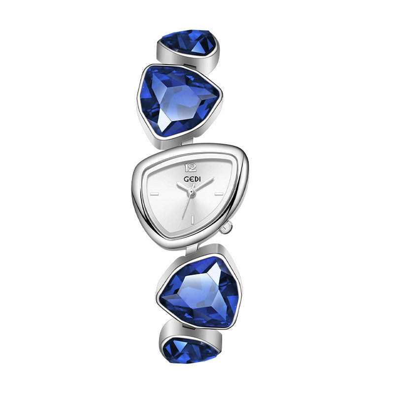 Light Luxury Crystal Diamond Bracelet Watch