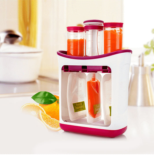 Baby Food Maker Squeezer Food Station Organic Food For Newborn Fruit Container Storage