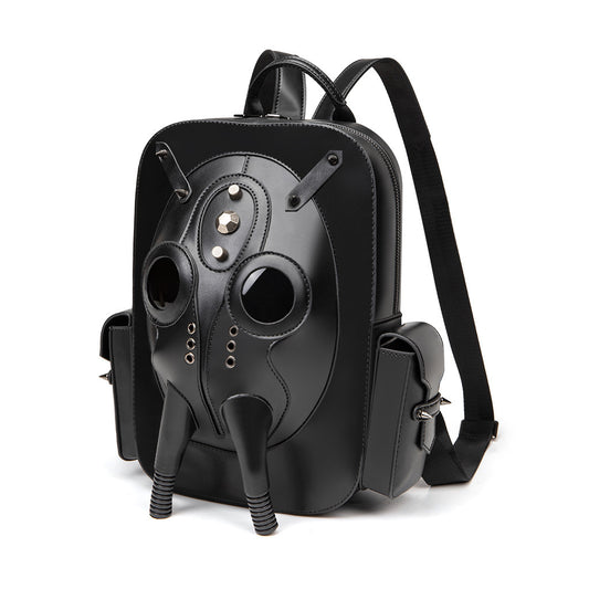 Modischer Halloween-Rucksack mit Totenkopf-Nieten