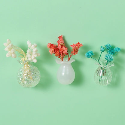 Three-dimensional Decoration Magnetic Ceramic Mini Vases