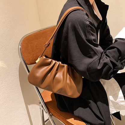 Pleated Cloud Niche Texture Shoulder Underarm Bag