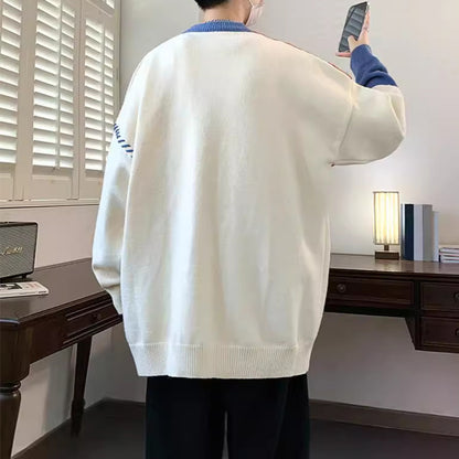 RECONSTRUCTED PULLOVER SWEATER