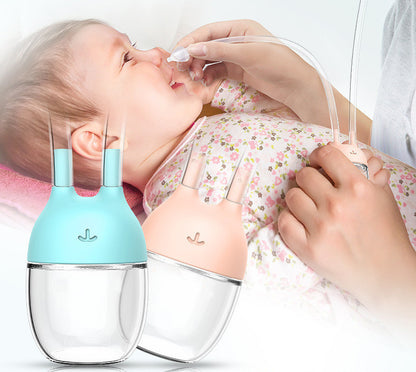 Convenient Baby Safe Nose Cleaner Vacuum Suction Nasal Mucus Runny Aspirator