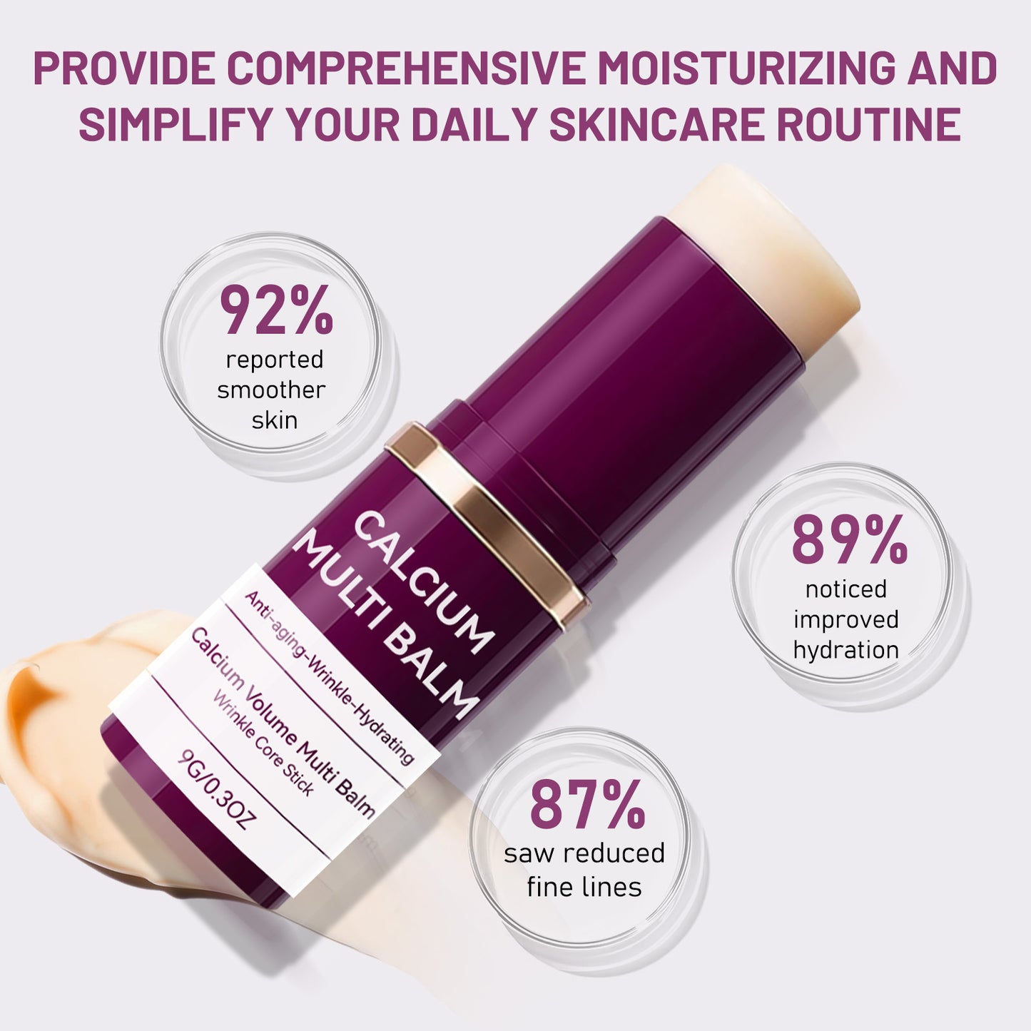 Multifunctional Firming Calcium Balm Facial Collagen Moisturizing Stick