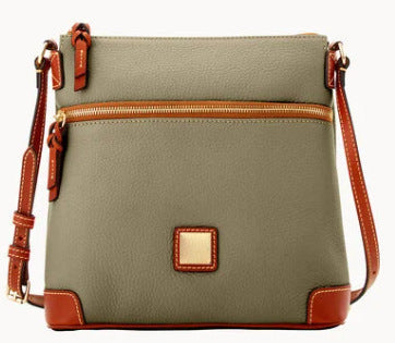 Vintage Lychee Grain Texture Crossbody Bag