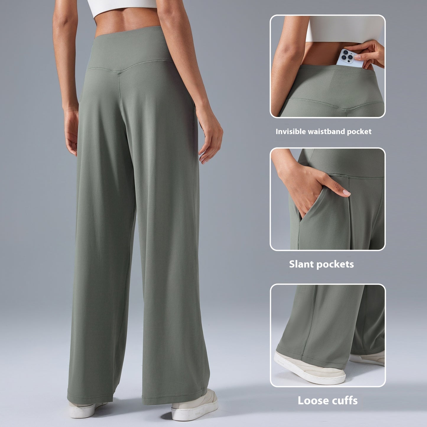 New Fashion Casual Loose Track Pants Women