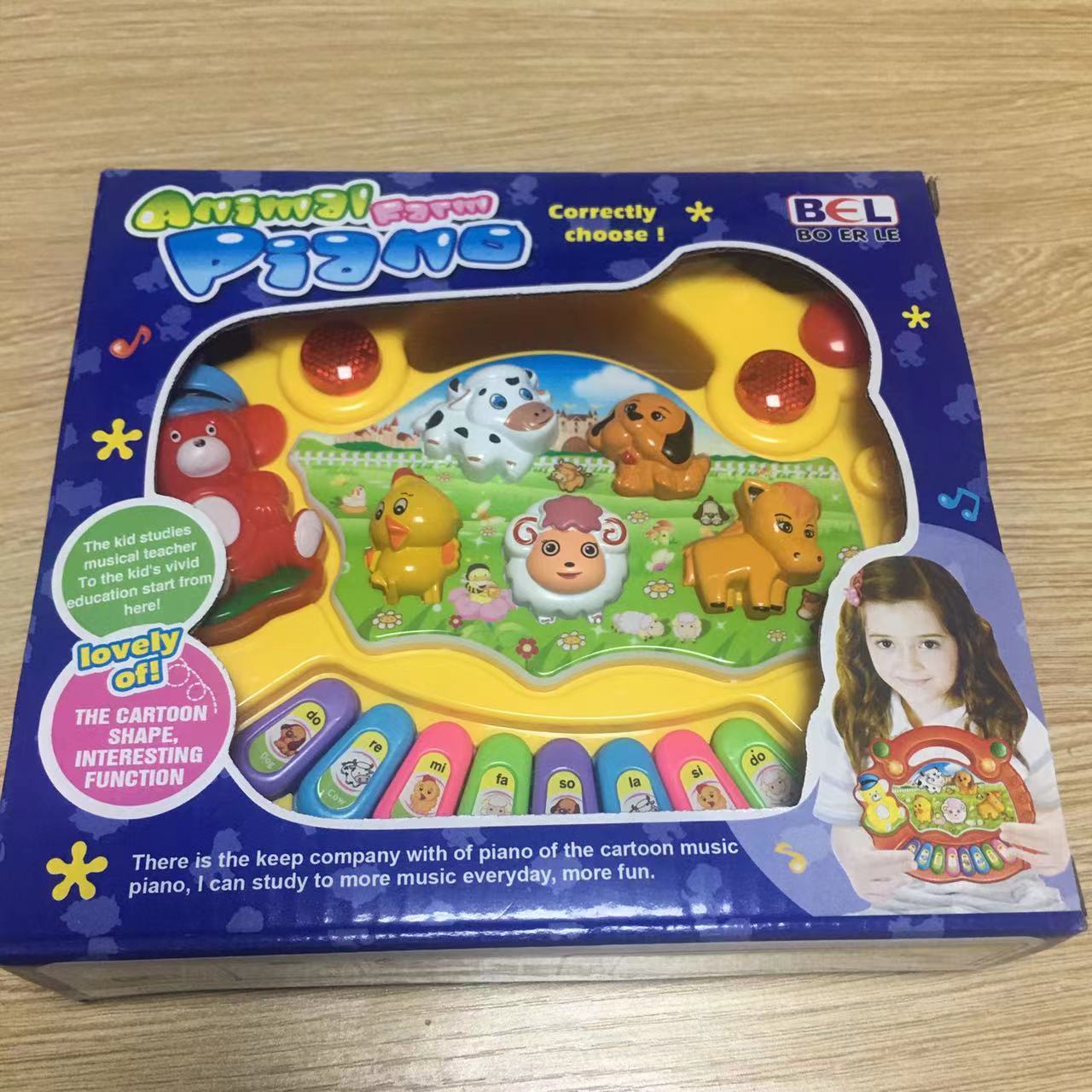 Bauernhof Tier Tastatur Musikinstrument Kind Baby Spielzeug