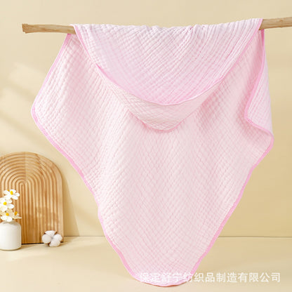 Hooded Baby Towels For Newborn Muslin Cotton