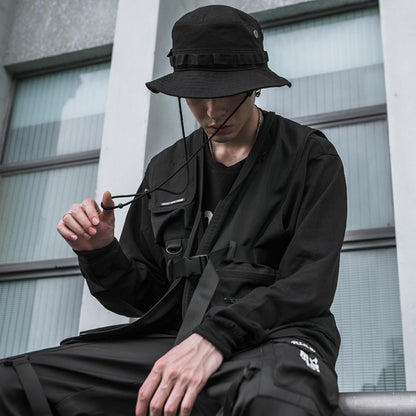 Sunscreen Casual Hong Kong Style Amei Khaki  Functional Hat